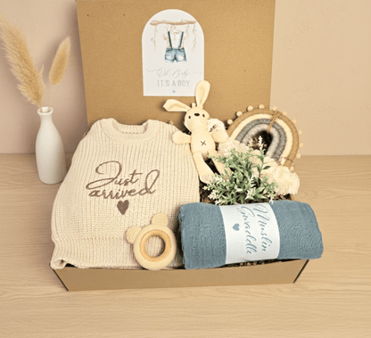 "Just Arrived" Baby Boy Gift Box - Gifting CY - Cyprus - 