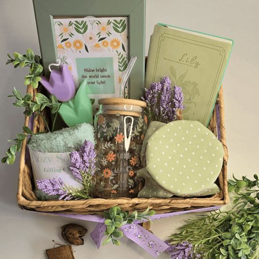 Lavender Bliss Gift Basket – A Touch of Comfort & Serenity - Gifting CY - Cyprus - 