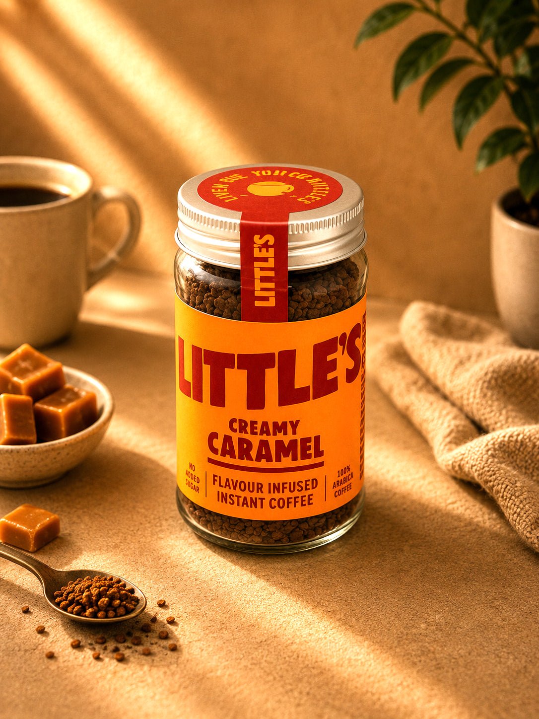 Little’s Creamy Caramel Instant Coffee – Flavour Infused Arabica Coffee - Gifting CY - Cyprus -