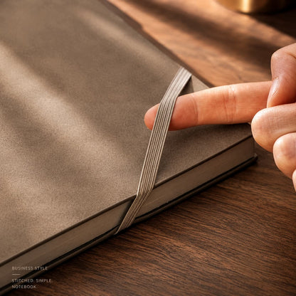 Luxury Coffee Brown Notebook with Lined Pages for Daily Writing - Gifting CY - Cyprus - 