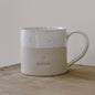 Handmade Mama earthenware mug from Portugal with a 400ml capacity, designed for tea, coffee and gifting.
