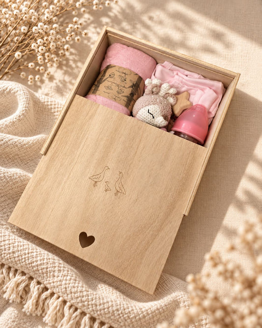 Newborn Baby Girl Keepsake Gift Box - Gifting CY - #Cyprus# -