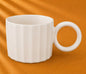 Nordic Ribbed Ceramic Mug - Gifting CY - Cyprus - 