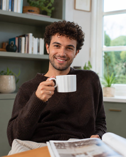 Nordic Ribbed Ceramic Mug - Gifting CY - Cyprus - 