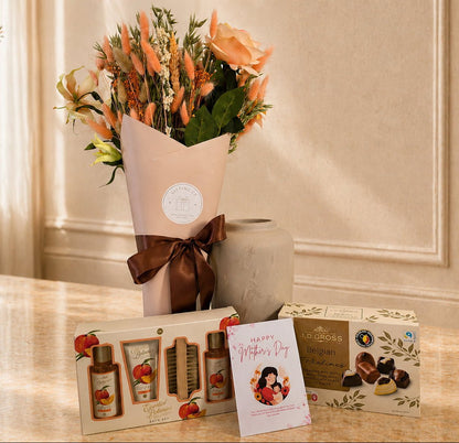 Peach Indulgence & Care Set – Mother’s Day Gift - Gifting CY - Cyprus - 