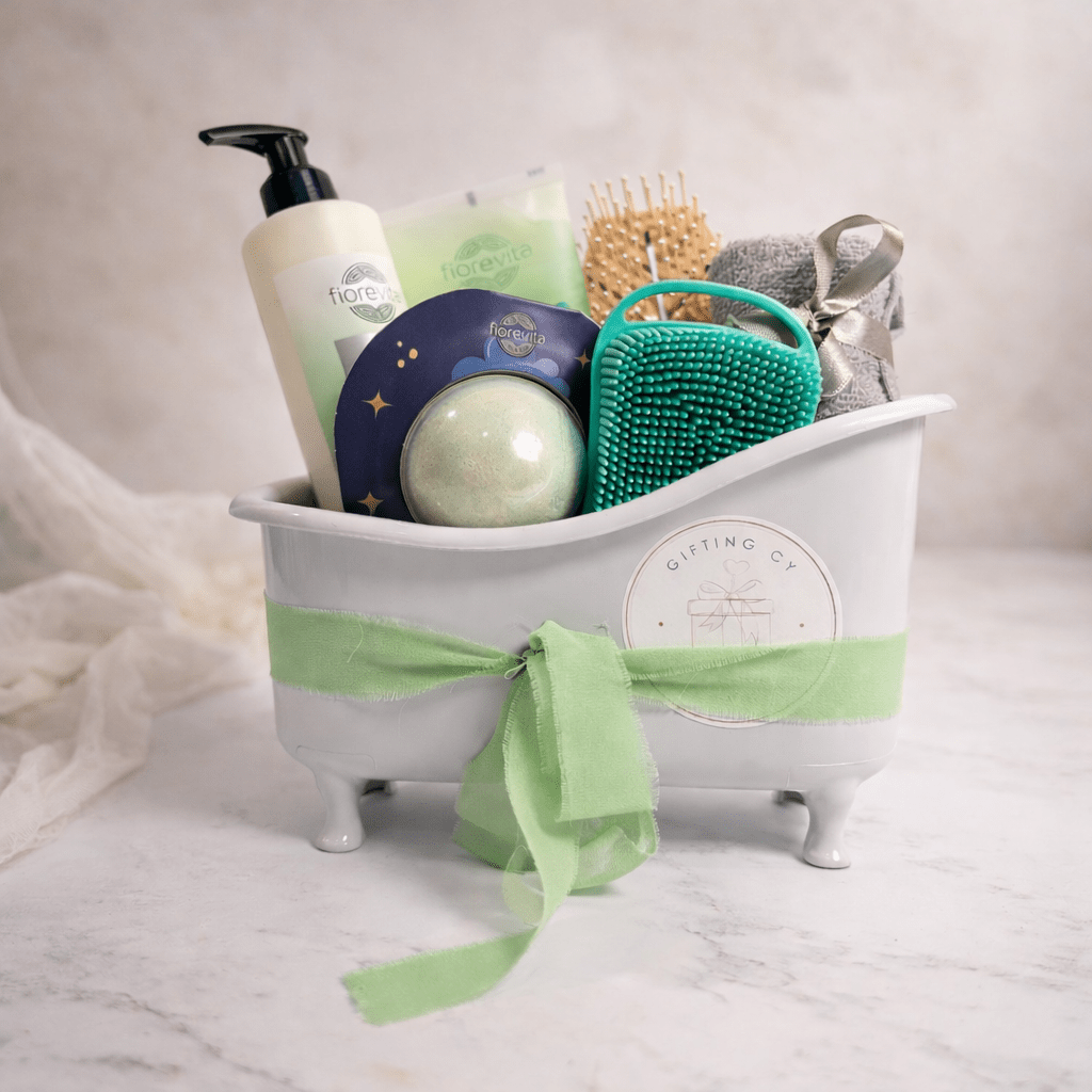 Relaxation Spa Gift Set – Mini Bathtub Edition - Gifting CY - Cyprus - 
