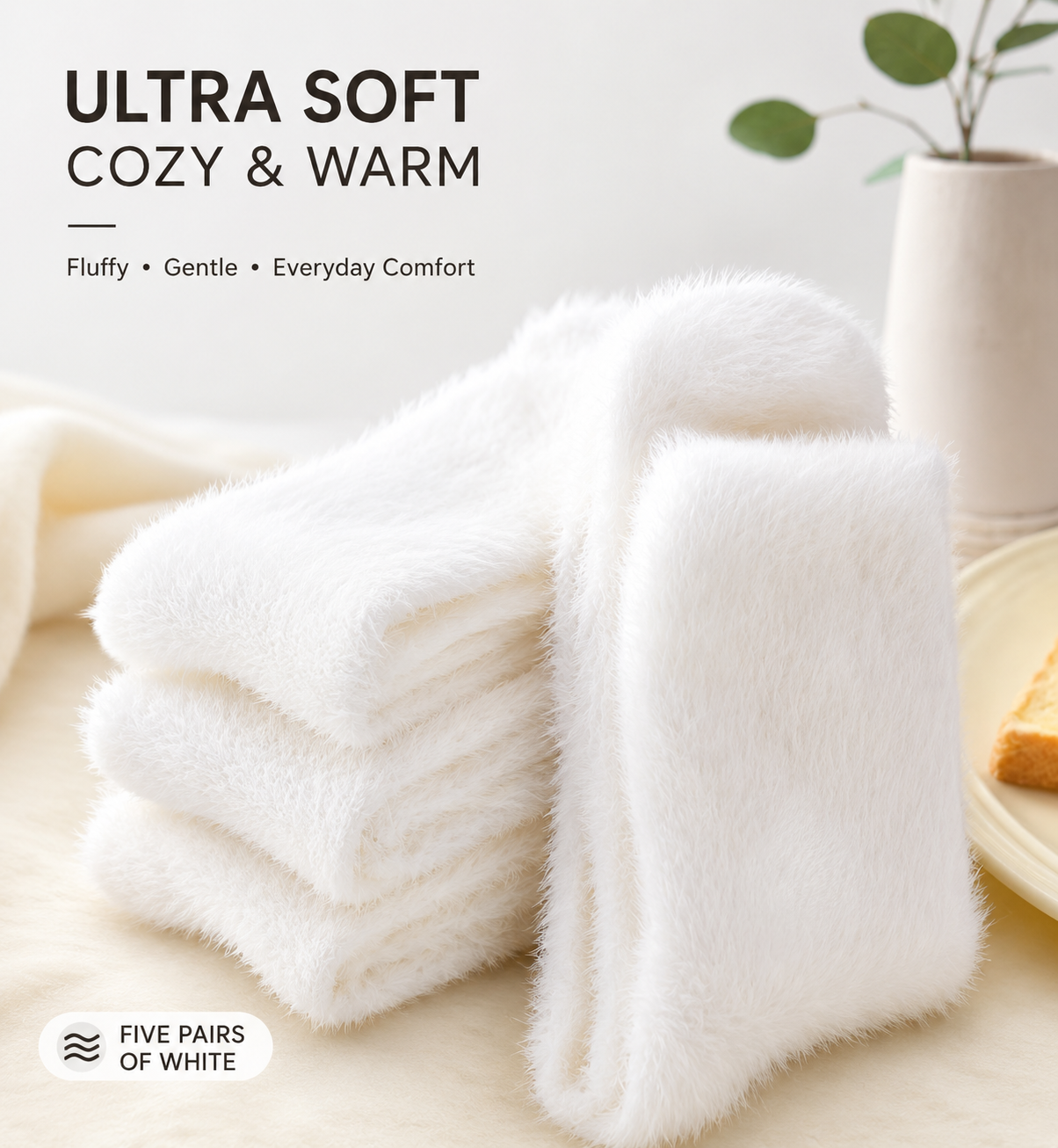 Soft Plush Socks – Cozy Gift Box Essential