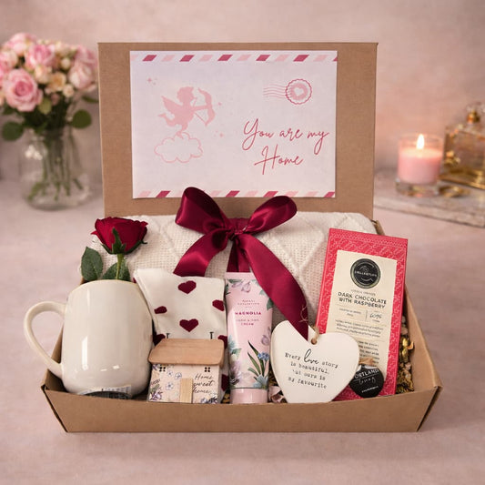Romantic “You Are My Home” Gift Box – Luxury Valentine & Love Gift Set - Gifting CY - Cyprus - 