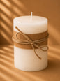 Rustic Minimalist Pillar Candle - Gifting CY - Cyprus - 