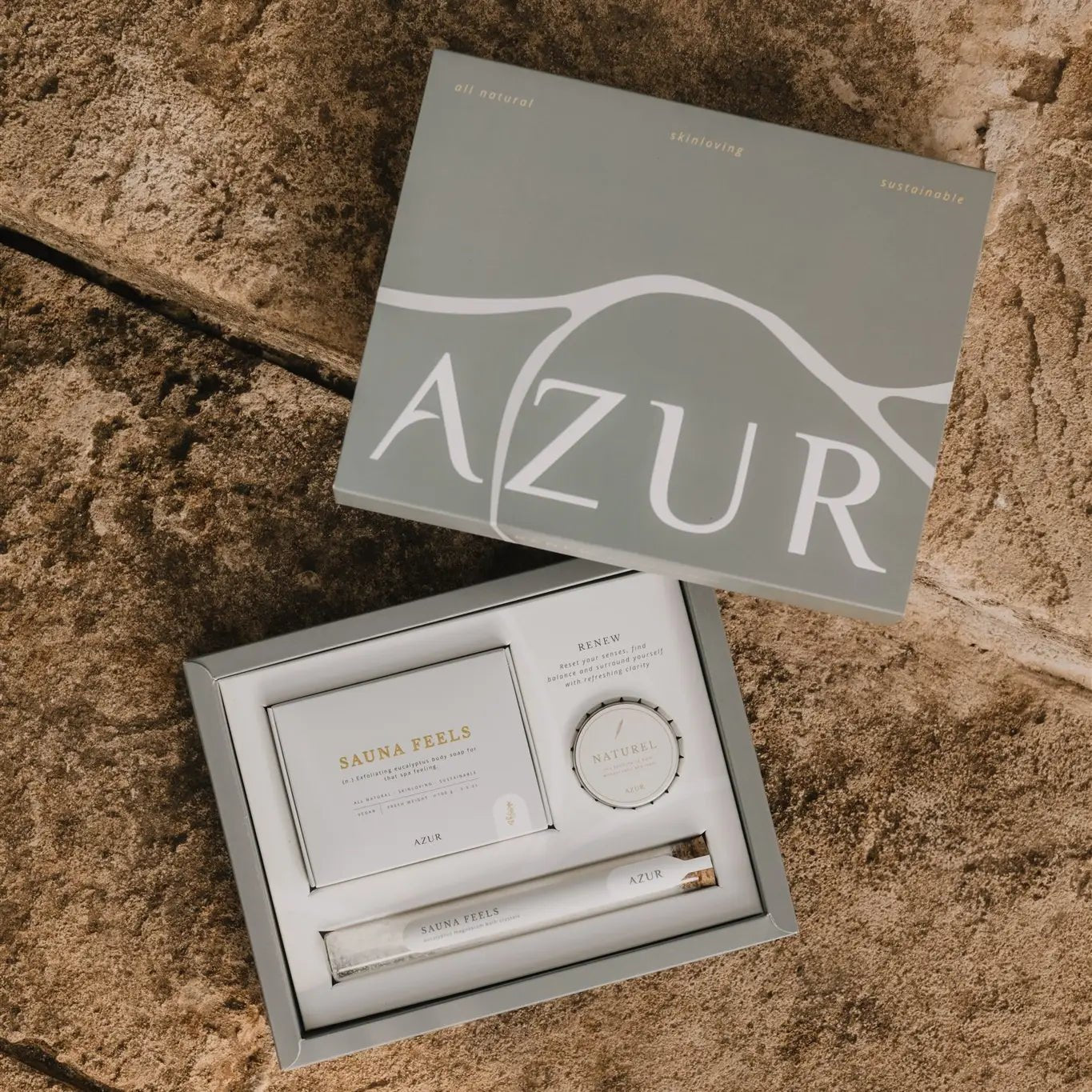 Sauna Feels Wellness Gift Set – Natural Nordic - Inspired Bath & Body Care - Gifting CY - Cyprus - 