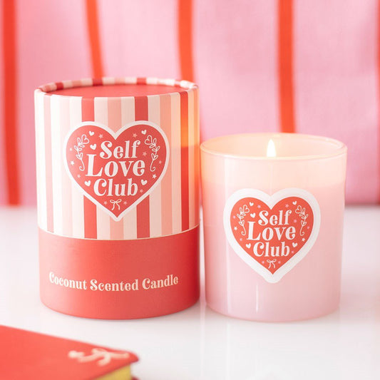 Self Love Club Coconut Scented Candle – Relaxing Gift - Gifting CY - Cyprus - 