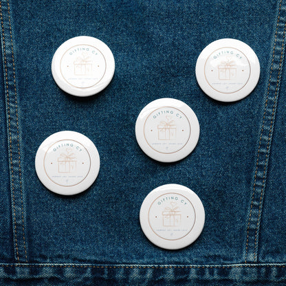 Set of pin buttons - Gifting CY - Cyprus -