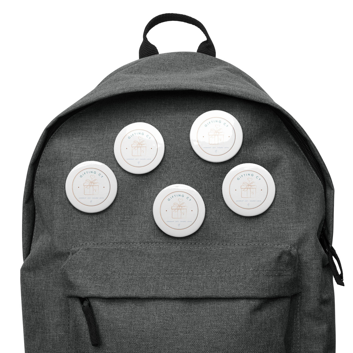 Set of pin buttons - Gifting CY - Cyprus -