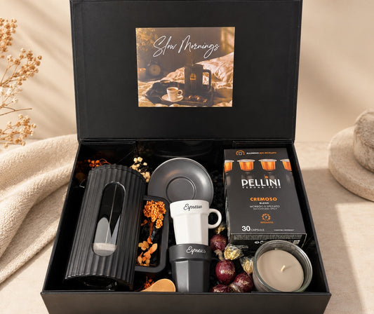 Slow Mornings Espresso Gift Box - Gifting CY - #Cyprus# -