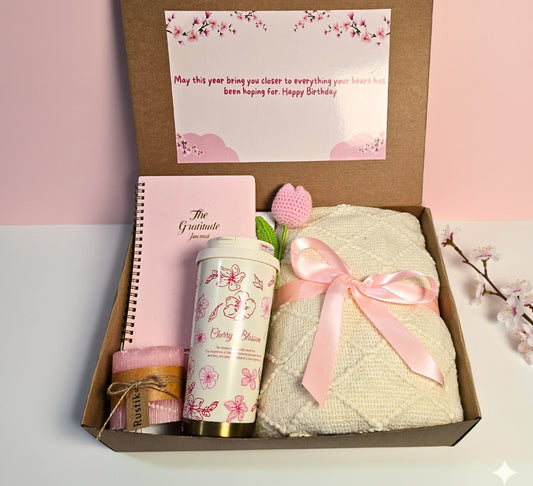 The Cherry Blossom Birthday Gratitude Gift Box - Gifting CY - Cyprus - 