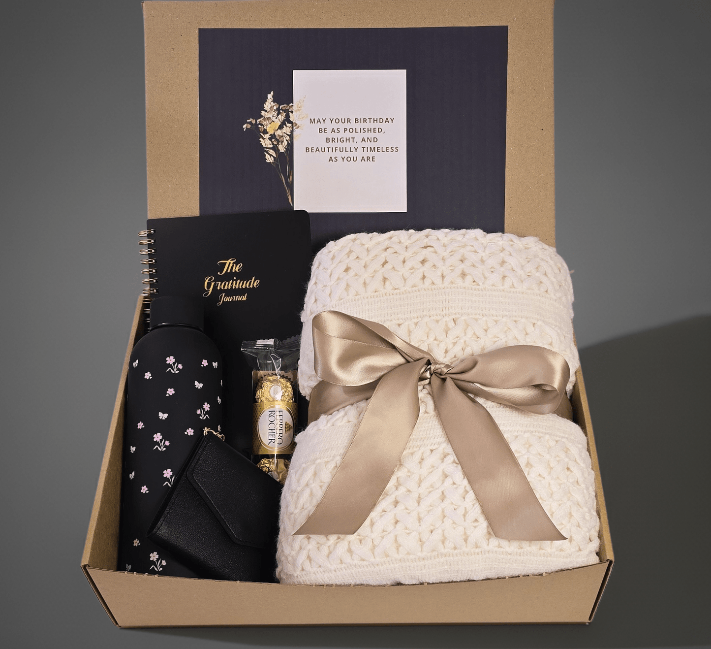 The Luxury Birthday Gift Box for Her | Self - Care & Gratitude Journal Set - Gifting CY - Cyprus - 