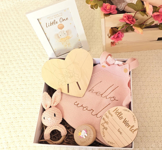 Welcome Baby Girl Gift Box - Gifting CY - Cyprus - 