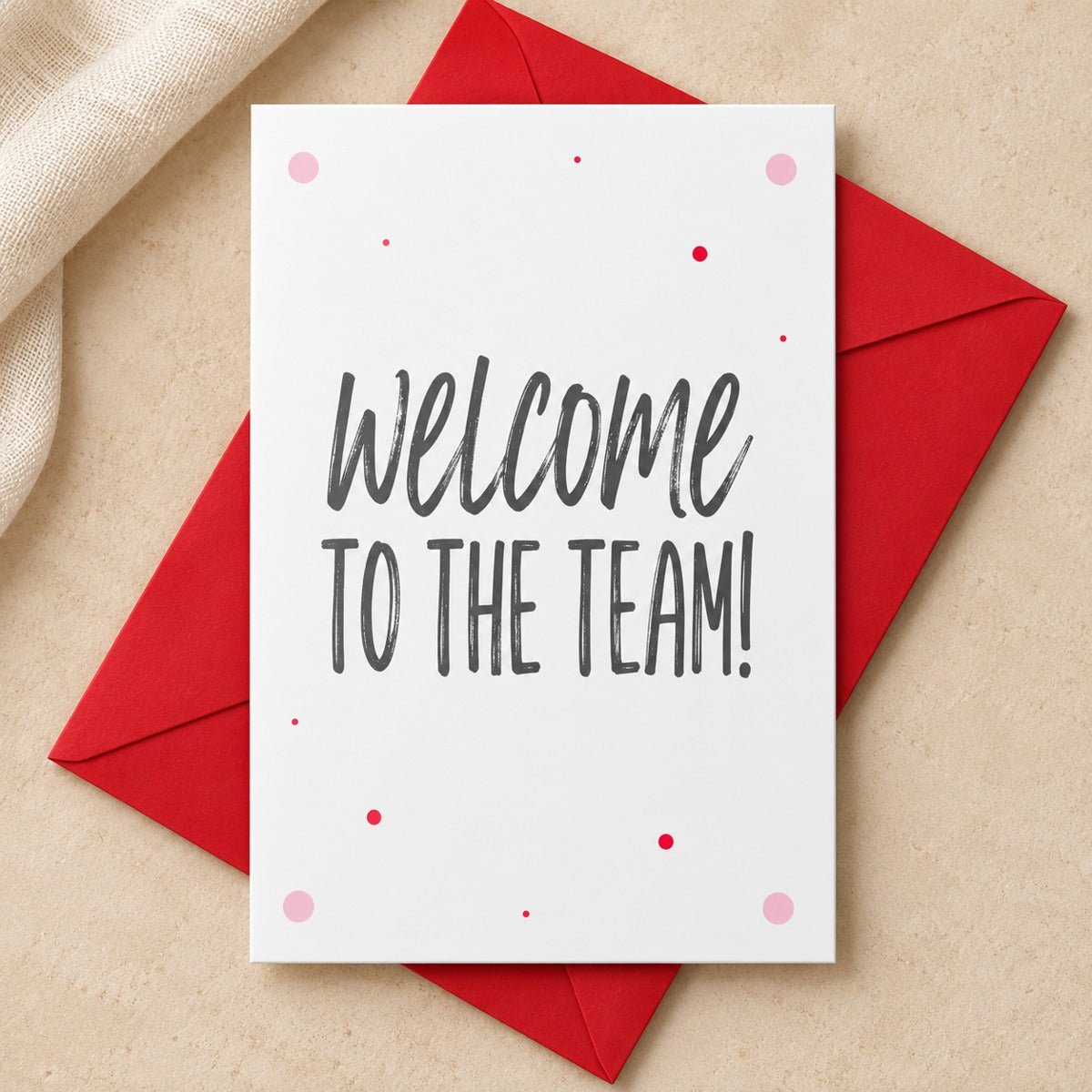 Welcome to the Team Card & Envelope - Gifting CY - #Cyprus# -