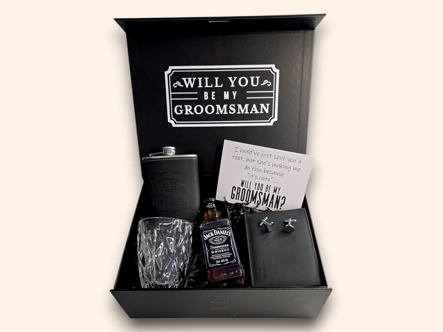 "Will You Be My Groomsman?” Gentleman’s Gift Box - Gifting CY - Cyprus - 