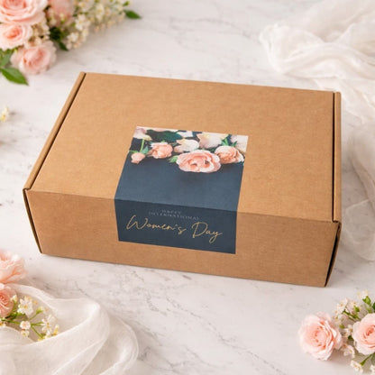 Women’s Day Celebration Gift Box with Floral Notebook and Love Mug - Gifting CY - Cyprus - 